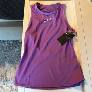 Nike Dri-FIT Purple Sleeveless Top